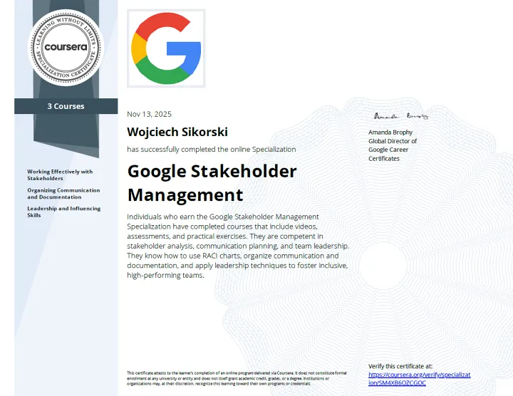 Stakeholder management