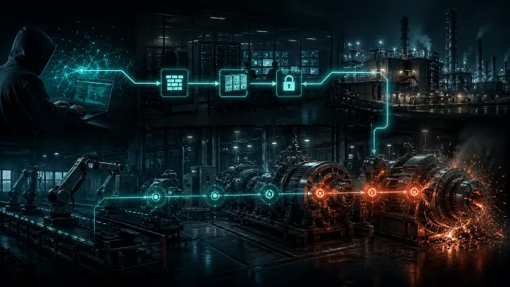 Model ryzyka OT – wpływ cyberataku na proces przemysłowy